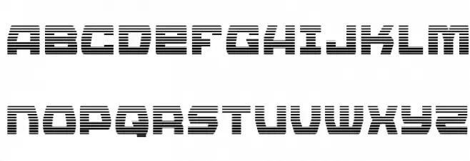 Olympic Carrier Gradient フォント 大文字