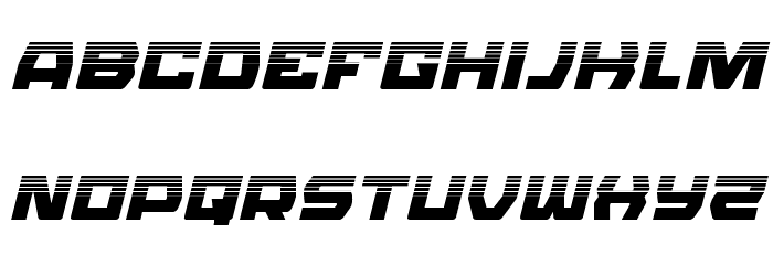 Olympic Carrier Halftone Italic Font LOWERCASE