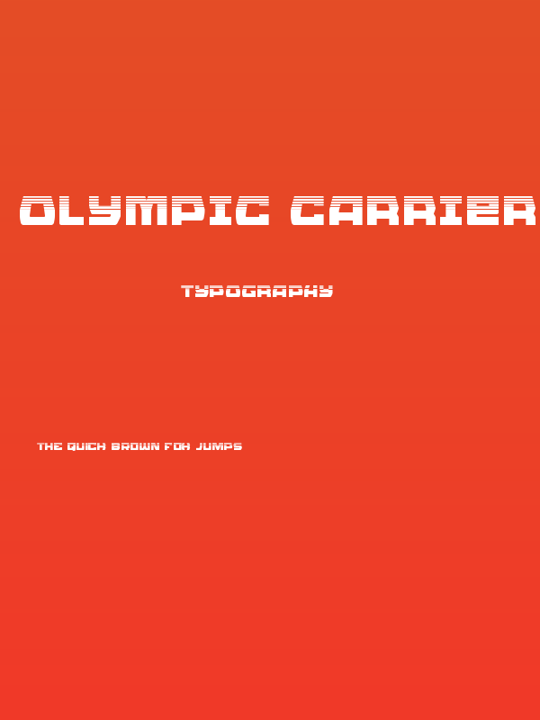 Olympic Carrier Halftone Poster