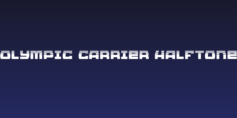 Olympic Carrier Halftone Social Header
