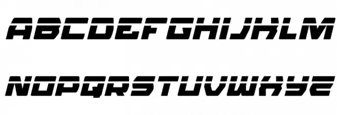 Olympic Carrier Laser Italic 字体 小写