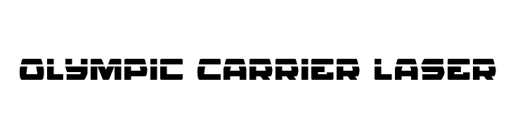 Olympic Carrier Laser  Frei Schriftart Herunterladen