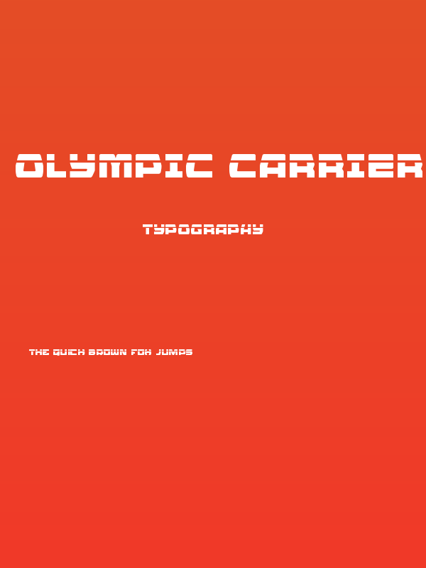 Olympic Carrier Laser Poster
