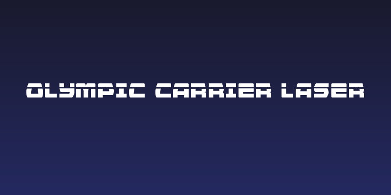 Olympic Carrier Laser Social Header