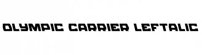 Olympic Carrier Leftalic  Fuentes Gratis Descargar