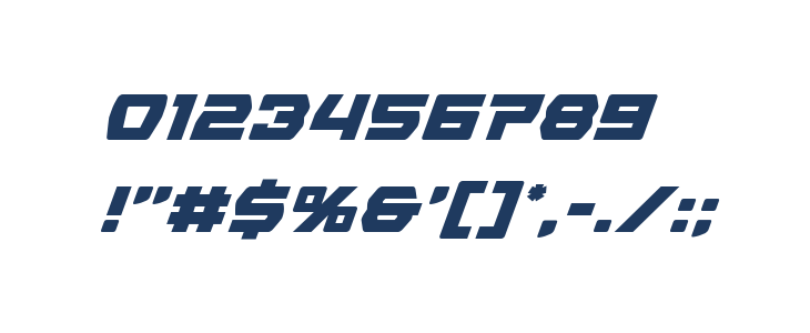 Olympic Carrier Super-Italic Other Characters