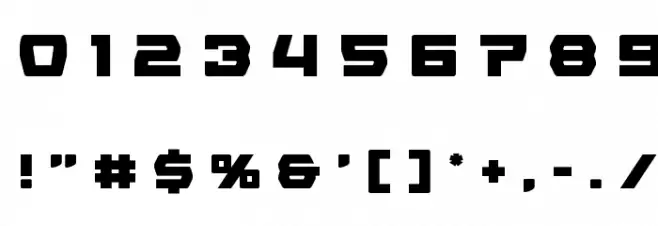 Olympic Carrier Title Font OTHER CHARS