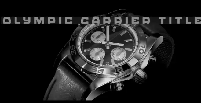 Olympic Carrier Title Font examples