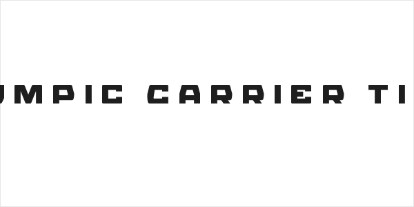 Olympic Carrier Title Logo