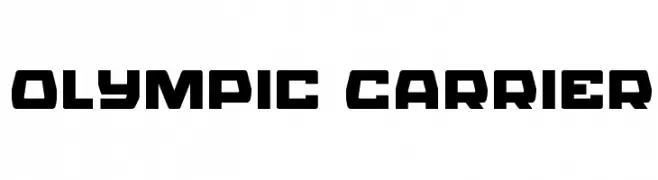 Olympic Carrier  Frei Schriftart Herunterladen