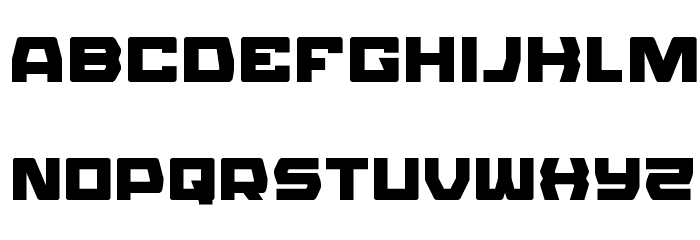 Olympic Carrier Font LOWERCASE