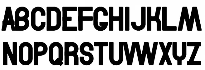 Olympic Poster फ़ॉन्ट अपरकेस