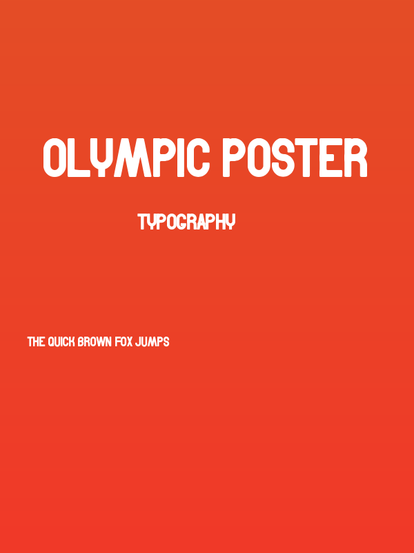 Olympic Poster Poster