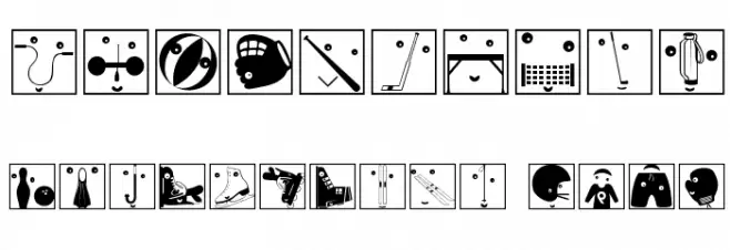 OlympicToys-Framed Font OTHER CHARS