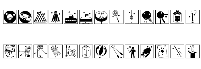 OlympicToys-Framed Font LOWERCASE