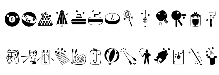 OlympicToys Font LOWERCASE