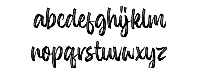 Olympica Font LOWERCASE