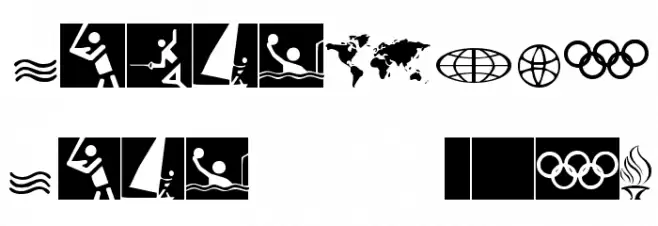 Olympicons 2 Font OTHER CHARS