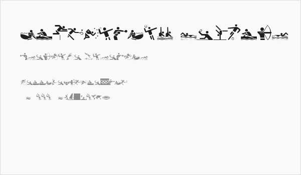 Olympicons Regular Business Card