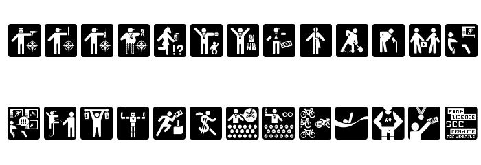 Olympukes Dark Font LOWERCASE
