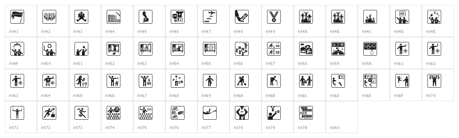 Olympukes Light Character Map