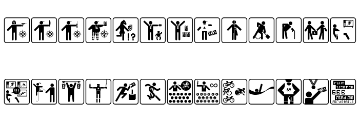 Olympukes Light Font LOWERCASE