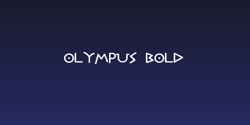 Olympus Bold Social Header
