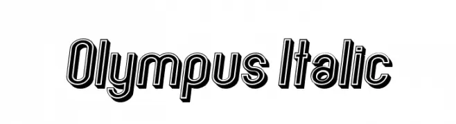 Olympus Italic  baixar fontes gratis