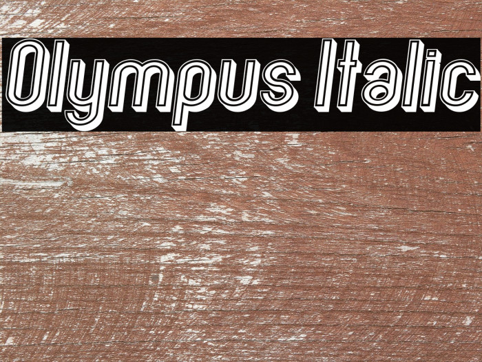Olympus Italic Example 2