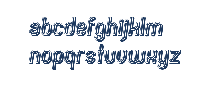 Olympus Italic Lowercase