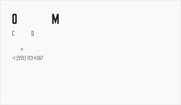 Olympus Mount Business Card