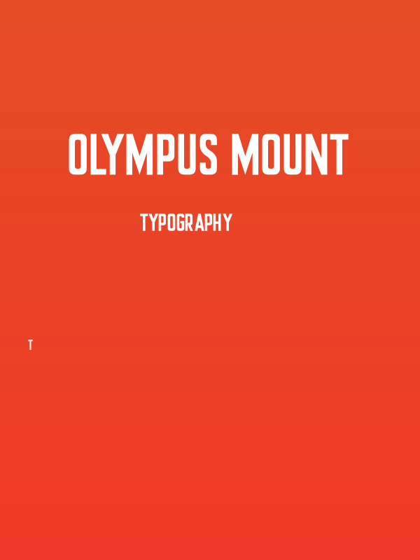 Olympus Mount Poster