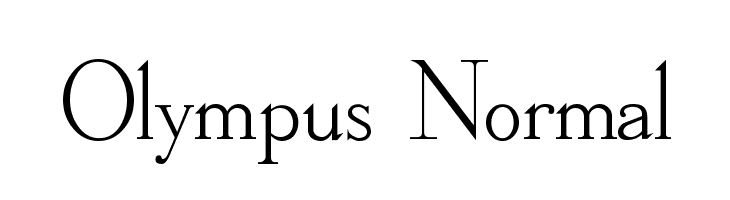 Olympus  Normal  Fuentes Gratis Descargar