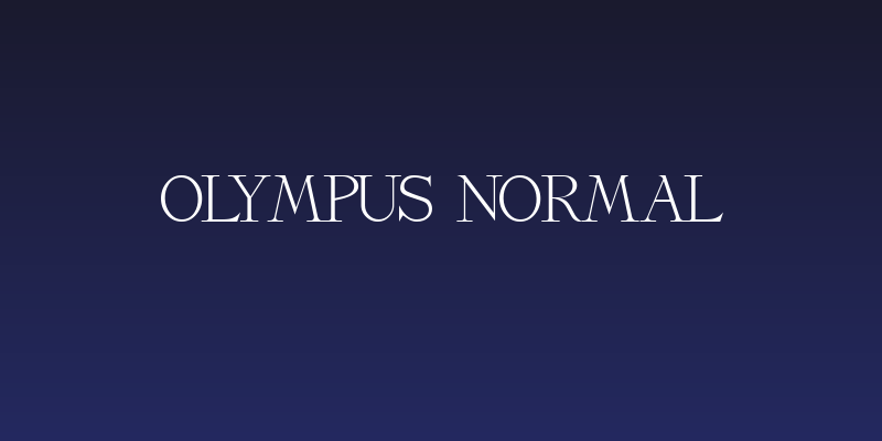 Olympus  Normal Social Header