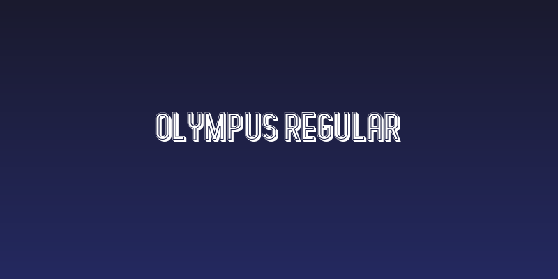 Olympus Regular Social Header
