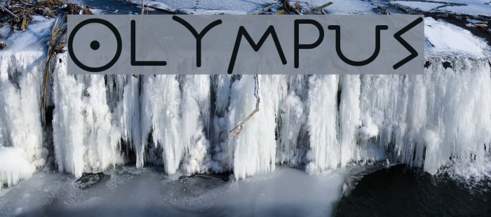 Olympus Font examples
