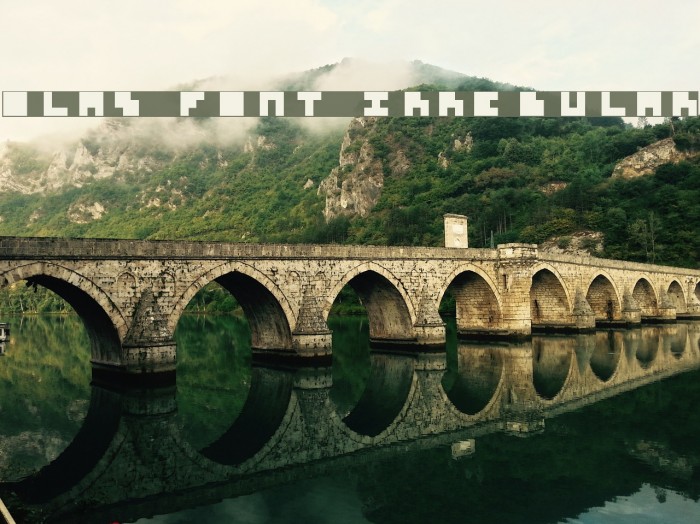 olas font irregular Example 2