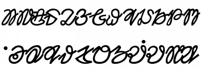 olciki_usoro 字体 大写