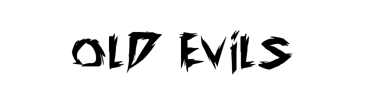 old evils  Frei Schriftart Herunterladen