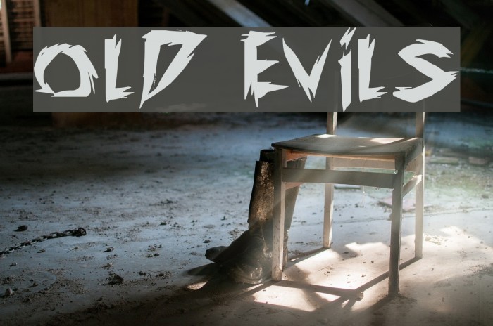old evils Font examples