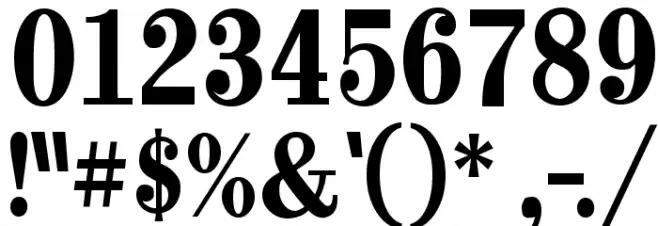 old jeep logo Bold Font OTHER CHARS