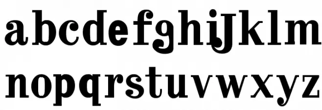 old jeep logo Bold फ़ॉन्ट लोअरकेस