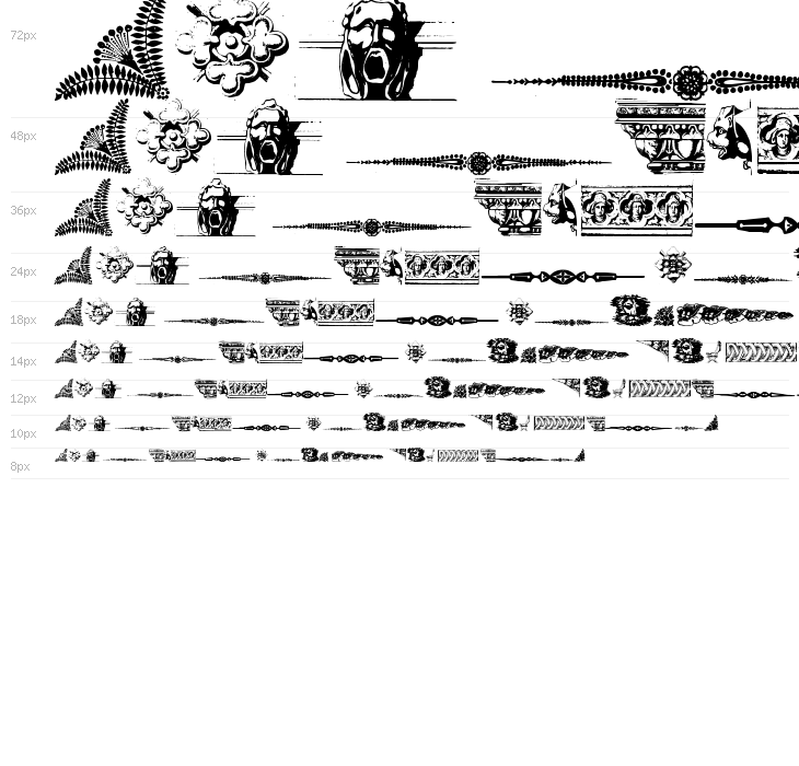 old ornaments Waterfall