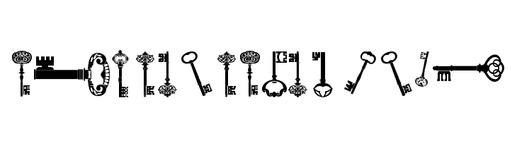old retro keys tfb  Frei Schriftart Herunterladen