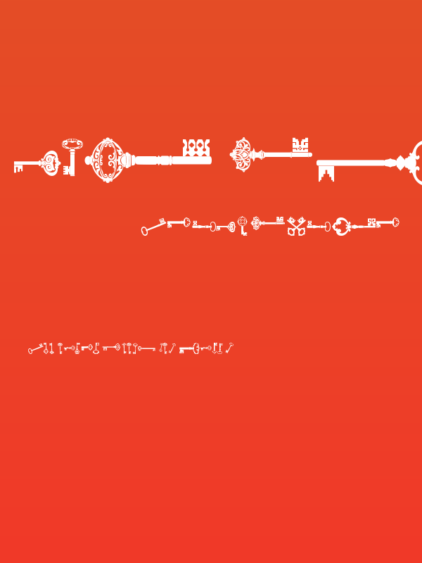 old retro keys tfb Poster