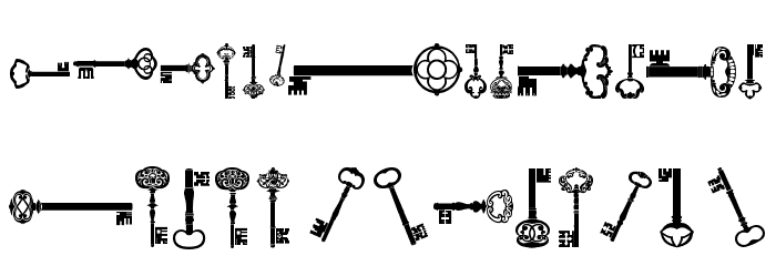 old retro keys tfb Font LOWERCASE