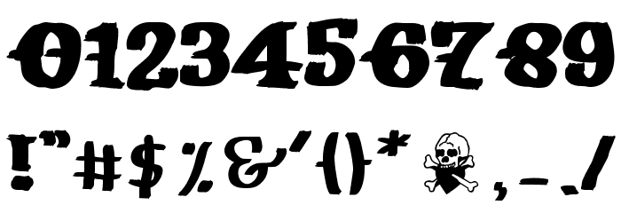 old+sailor Font OTHER CHARS