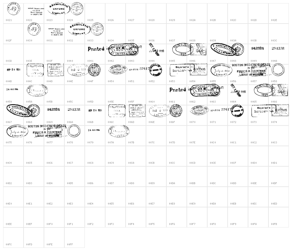 old seals tfb Character Map