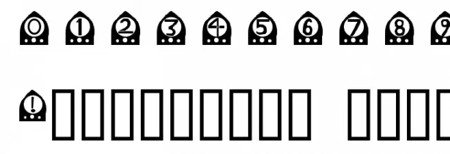 old time radio Font OTHER CHARS