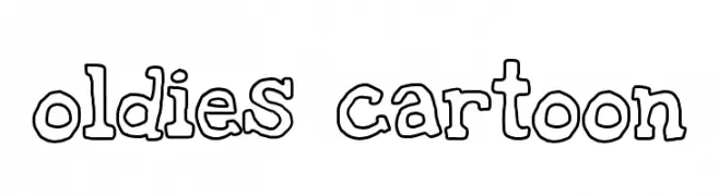 oldies cartoon  les polices de caractères gratuit tlcharger